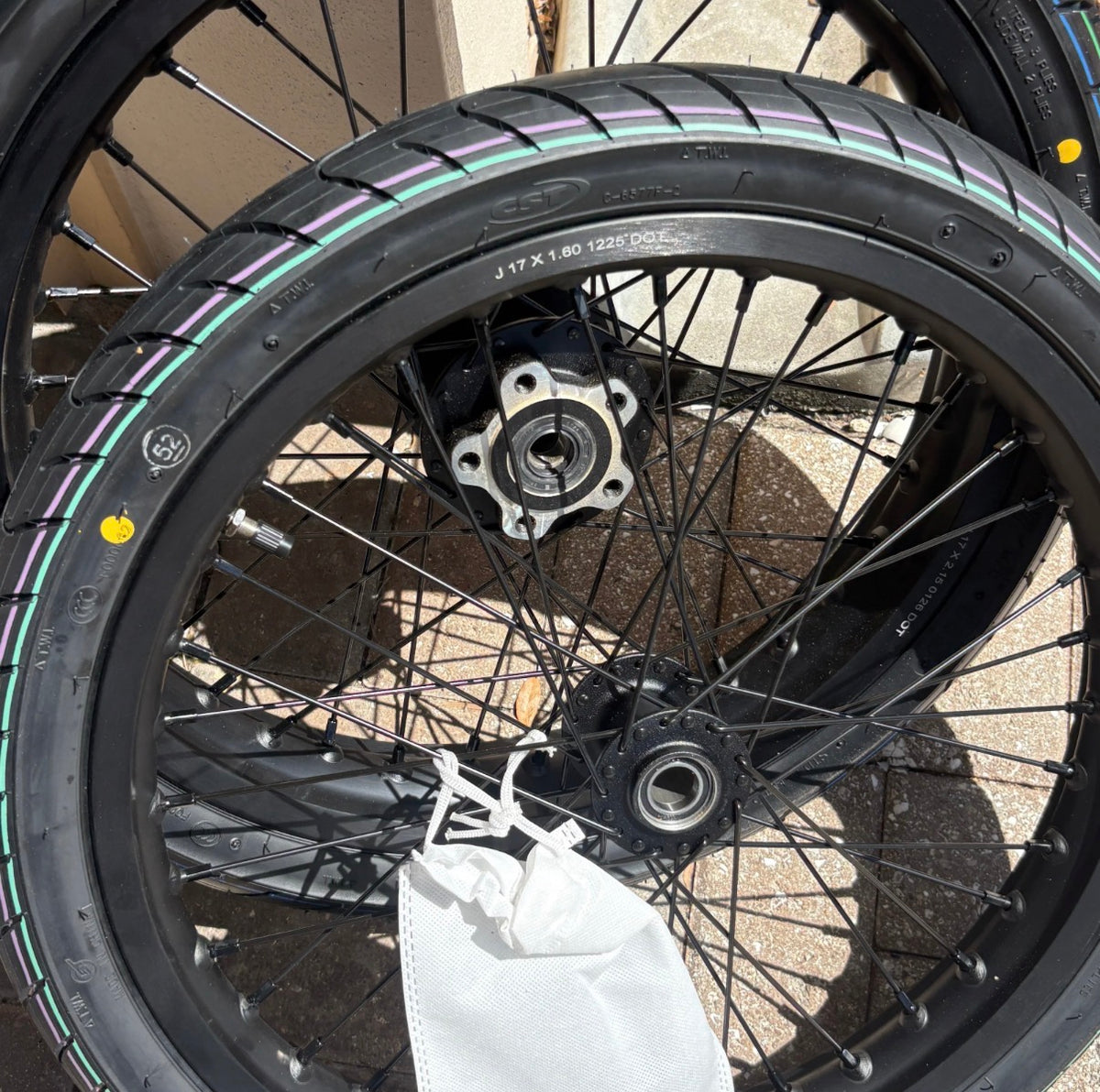 LBX/Eride Supermoto Wheel Set